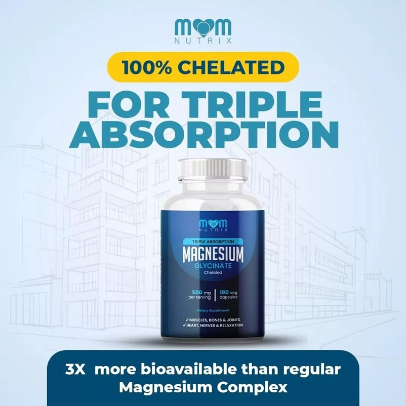 Mom Nutrix Magnesium Glycinate 500mg