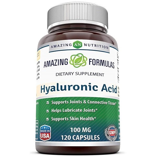 Amazing Nutrition Hyaluronic Acid 120mg Capsules - bodytonix