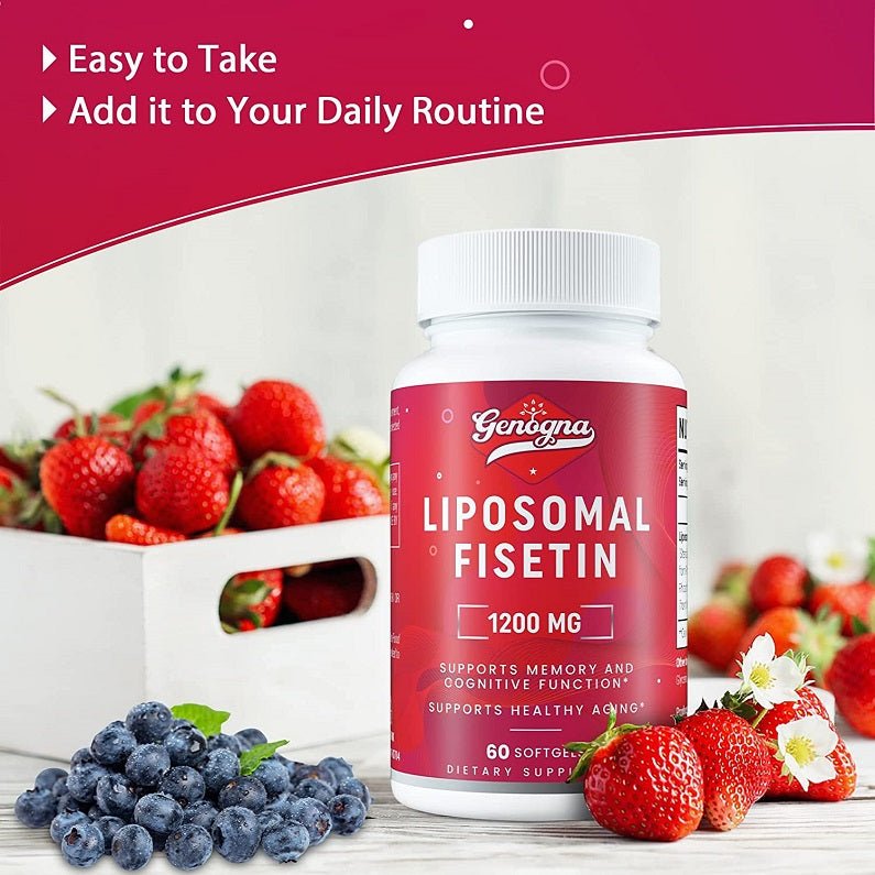 Genogna Liposomal Fisetin 1200mg - bodytonix
