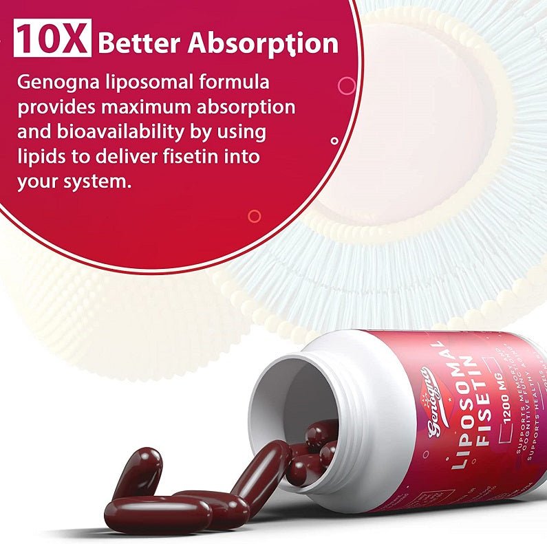 Genogna Liposomal Fisetin 1200mg - bodytonix