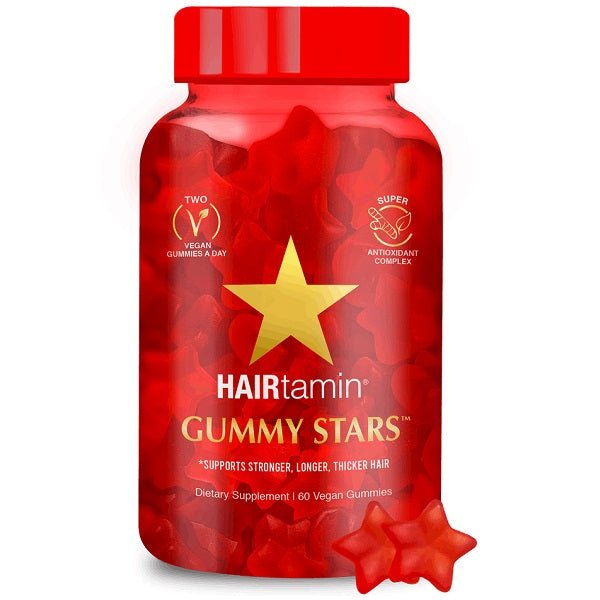 Hairtamin Gummy Stars Hair Growth Vitamins - bodytonix
