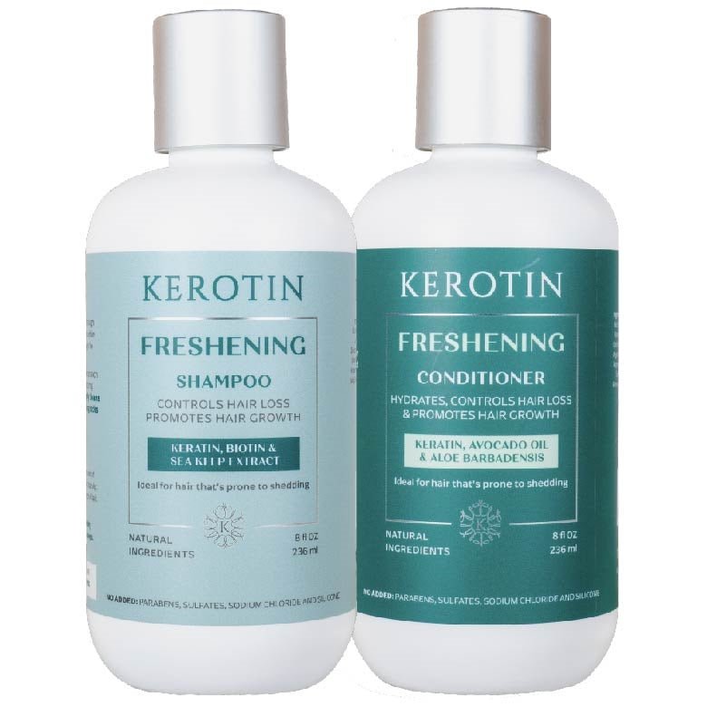 Kerotin Freshening Shampoo & Conditioner - bodytonix
