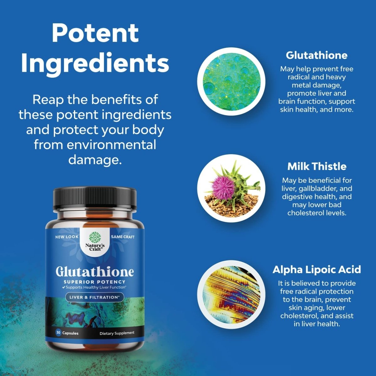 Nature's Craft Glutathione 500mg - bodytonix