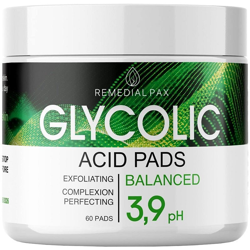 Remedial Pax Glycolic Acid Exfoliating Pads - bodytonix