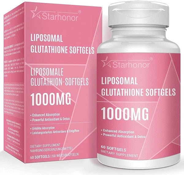 Starhonor Liposomal Glutathione Softgels 1400mg + Liquid 1500mg - bodytonix