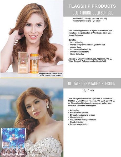 Tatio Active Gold Glutathione 1850mg Whitening Gel Capsules - bodytonix