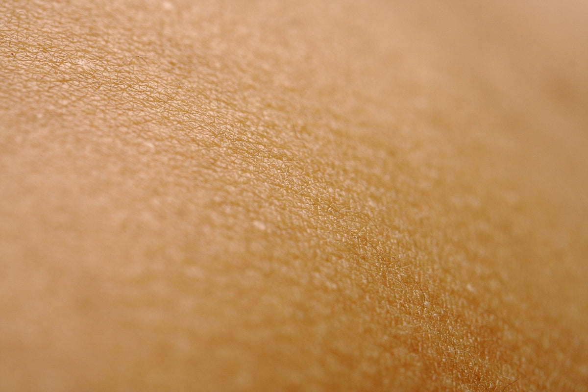 Close-up of dry-looking skin texture