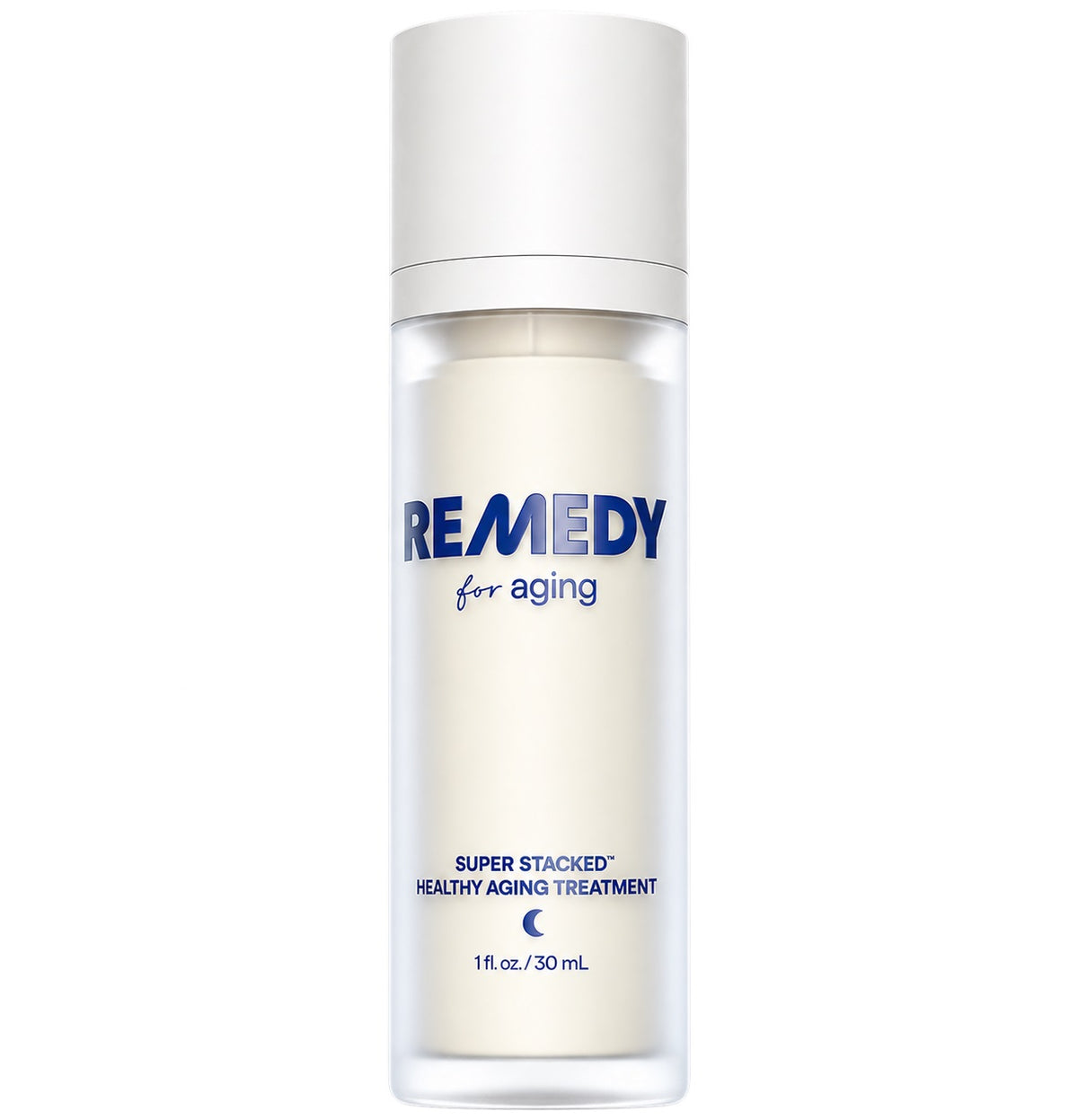 Remedy healthy aging serum bottle with pump, 30 mL size