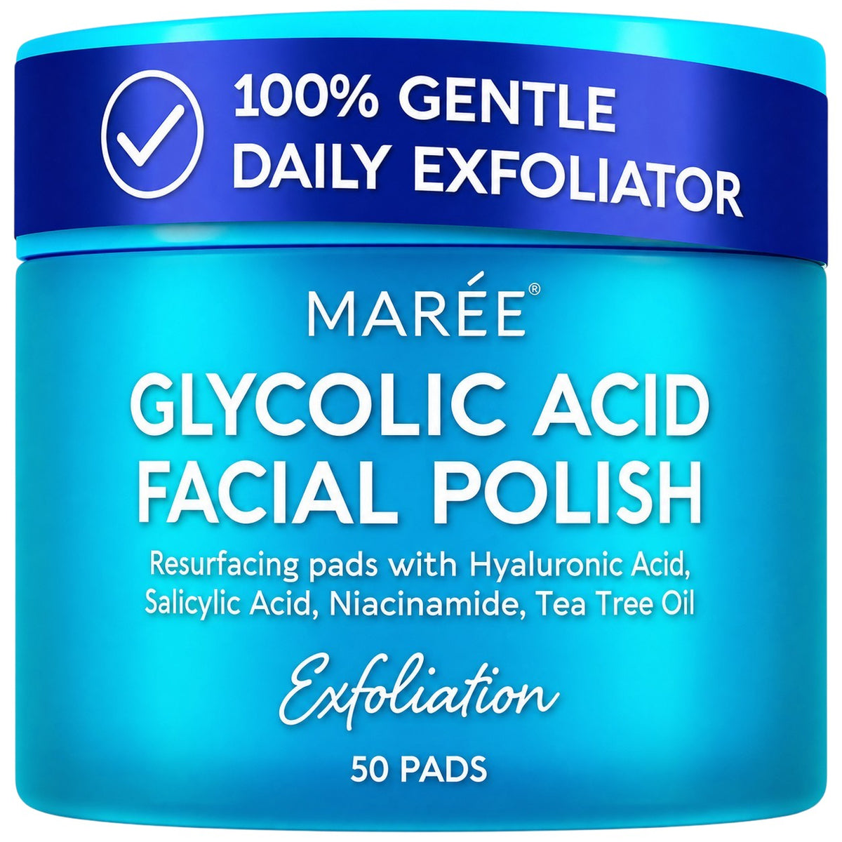 MAREE Glycolic Acid Facial Polish Exfoliating Pads