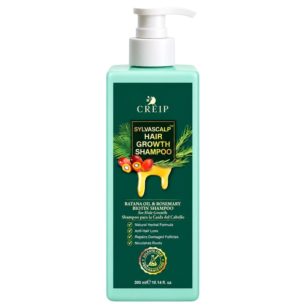 Creip Rosemary & Batana Oil Shampoo 296ml