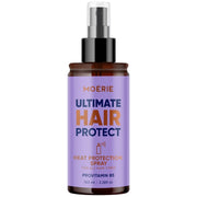 Moerie Ultimate Hair Protect heat protection spray bottle, purple label, 100 ml