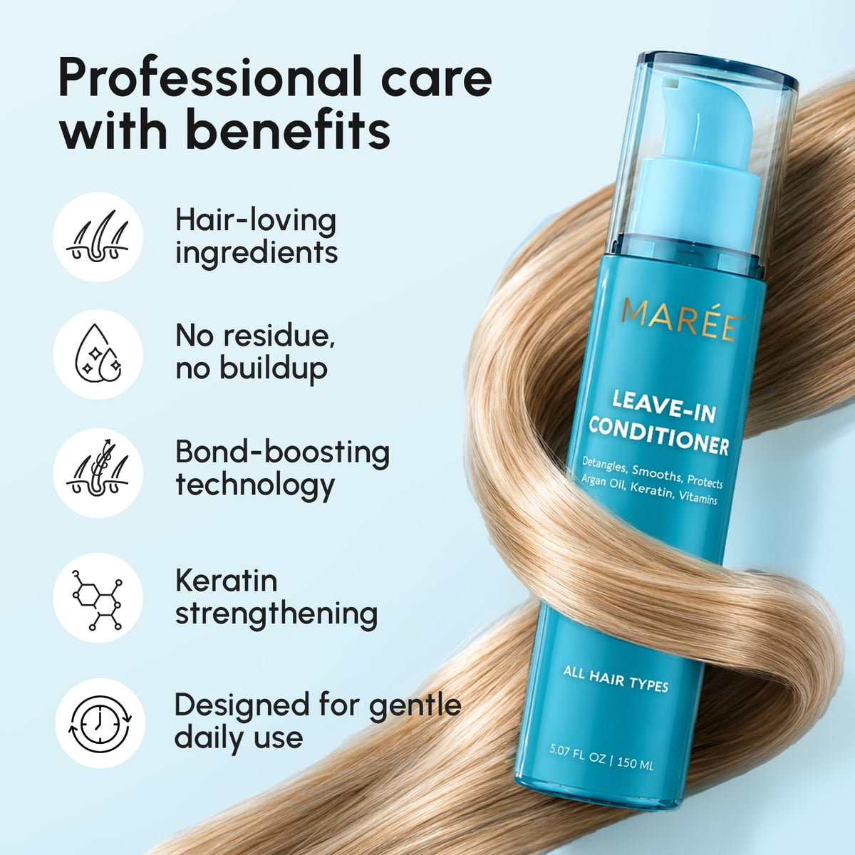 MAREE Silky Shine Leave-In Conditioner 150ml