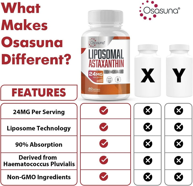 Osasuna Liposomal Astaxanthin 24mg