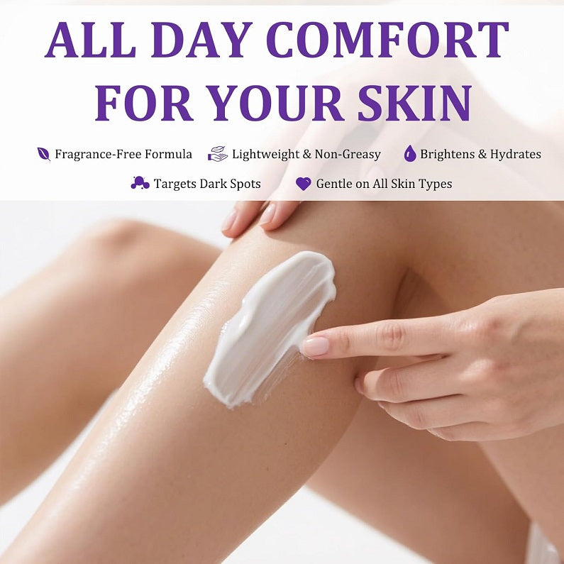 JIANLANPTT bleaching cream applied on skin with a smooth white layer