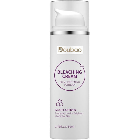 Doubao bleaching cream body pump bottle, skin lightening, 50 ml
