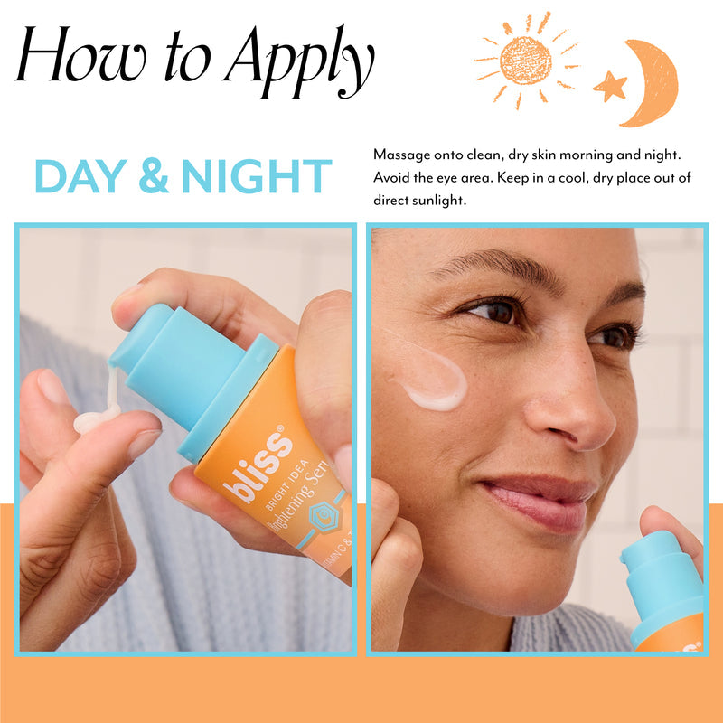 Bliss Bright Idea Serum how to apply