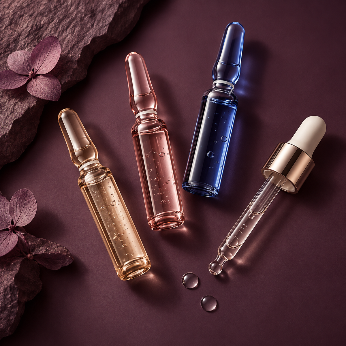 Generic serum ampoules and treatment pipette