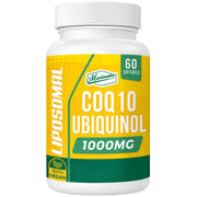 Mecinalis COQ10 Ubiquinol 1000 mg vegan bottle, 60 softgels