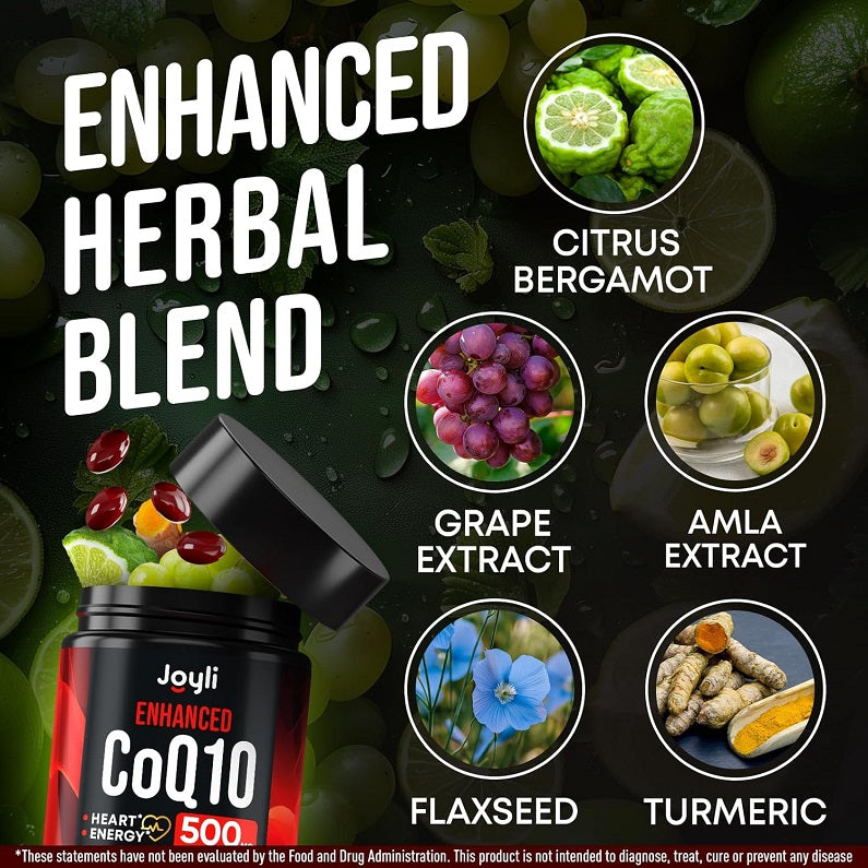 Joyli Enhanced CoQ10 500mg + Antioxidant Complex