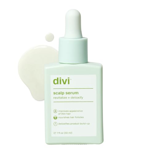 Mint-green scalp serum bottle with pump top, 30 ml