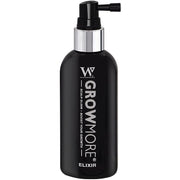 Watermans Grow More scalp elixir bottle with black spray pump, 100ml