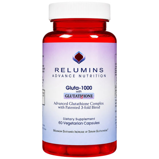 relumins advance glutathione 1650mg L-Glutathione Complex with Hyaluronic, Alpha Lipoic, Rose HIPS, Vitamin E & Riboflavin Antioxidant Support, Perfect for Achieving a New Year, New You Glow, Made in USA 90 Relumins Advanced Glutathione 3500 is
