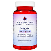 Relumins Gluta-1000 glutathione complex bottle with 60 vegetarian capsules