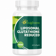 Liposomal glutathione reduced supplement bottle, 2000 mg, 60 softgels