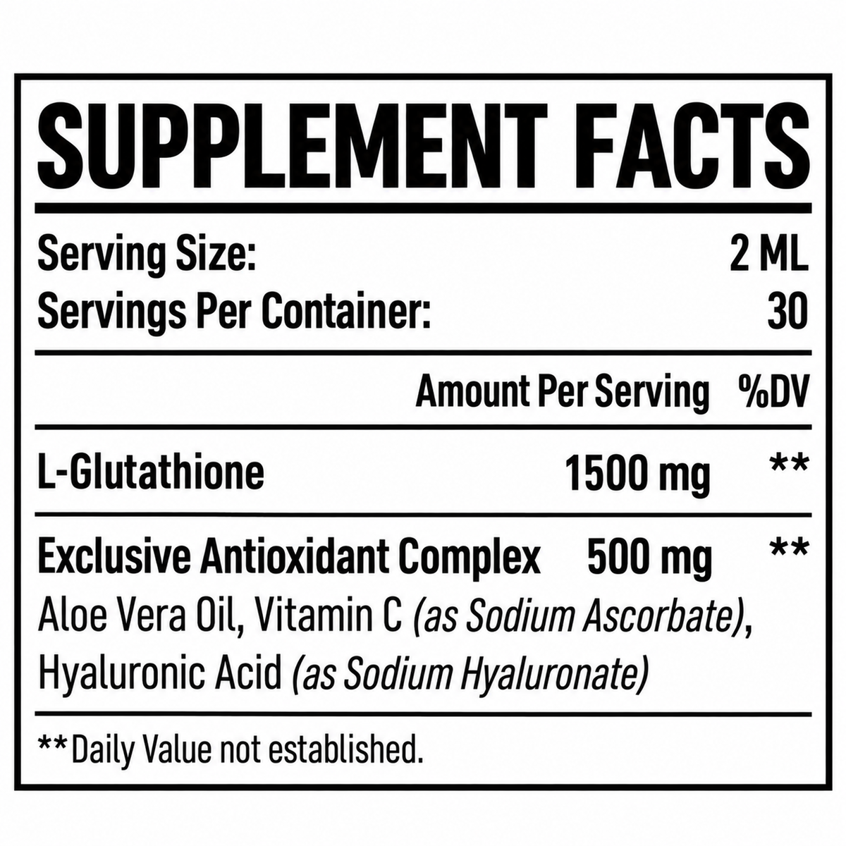 Jagielolia Liposomal Glutathione Liquid 2000mg
