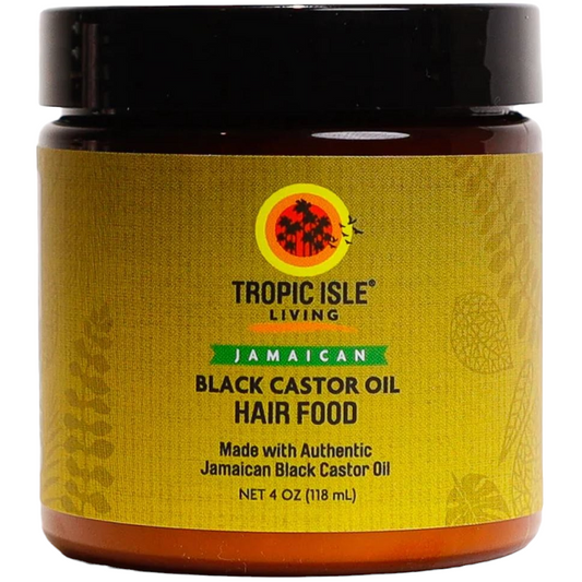 Jamaican Black Castor Oil hair food bottle, Tropic Isle Living, 4 fl oz (118 ml)