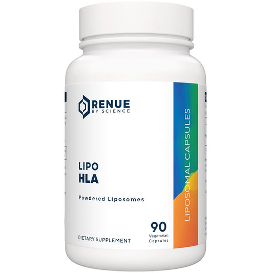 RENUE by Science LIPO HLA supplement bottle, front label with 90 capsules