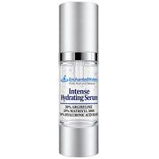 EnchantedWaters hydration serum bottle, clear gel in silver pump tube