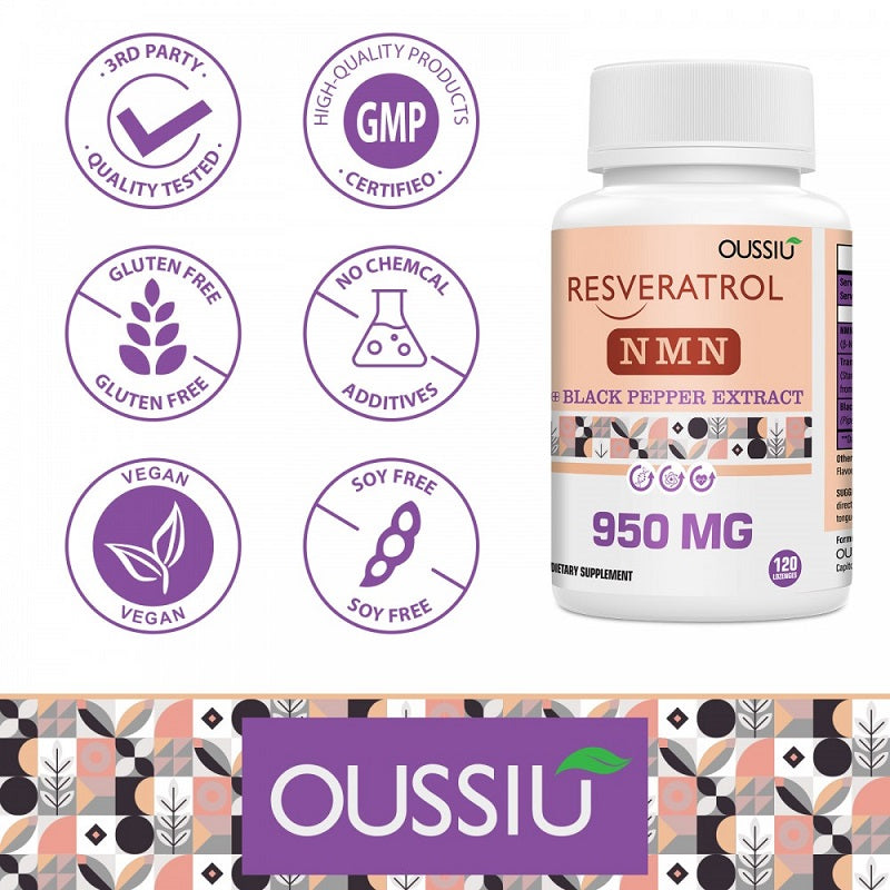 Oussiu NMN + Resveratrol Lozenges 950mg