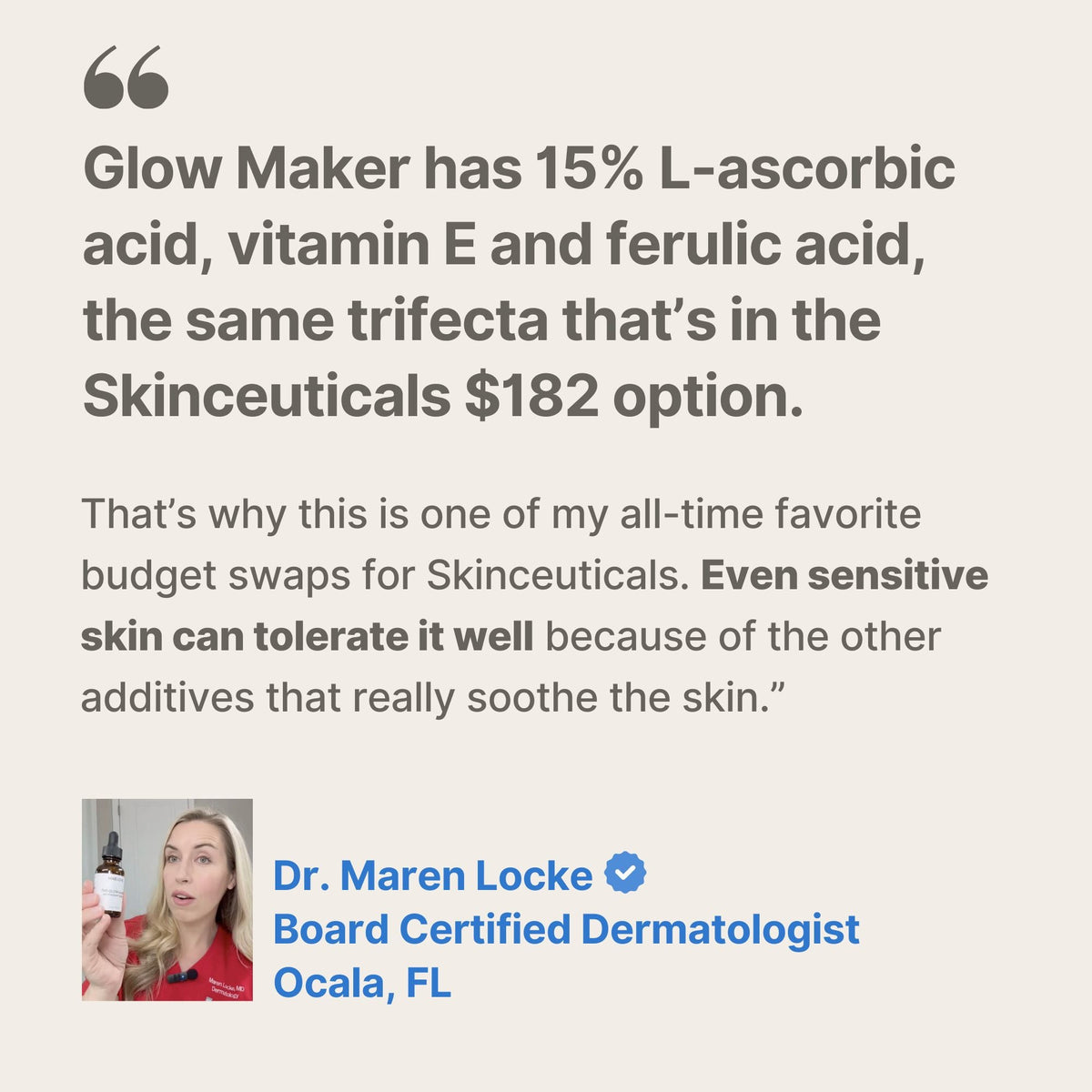 MAELOVE Glow Maker ingredient information image