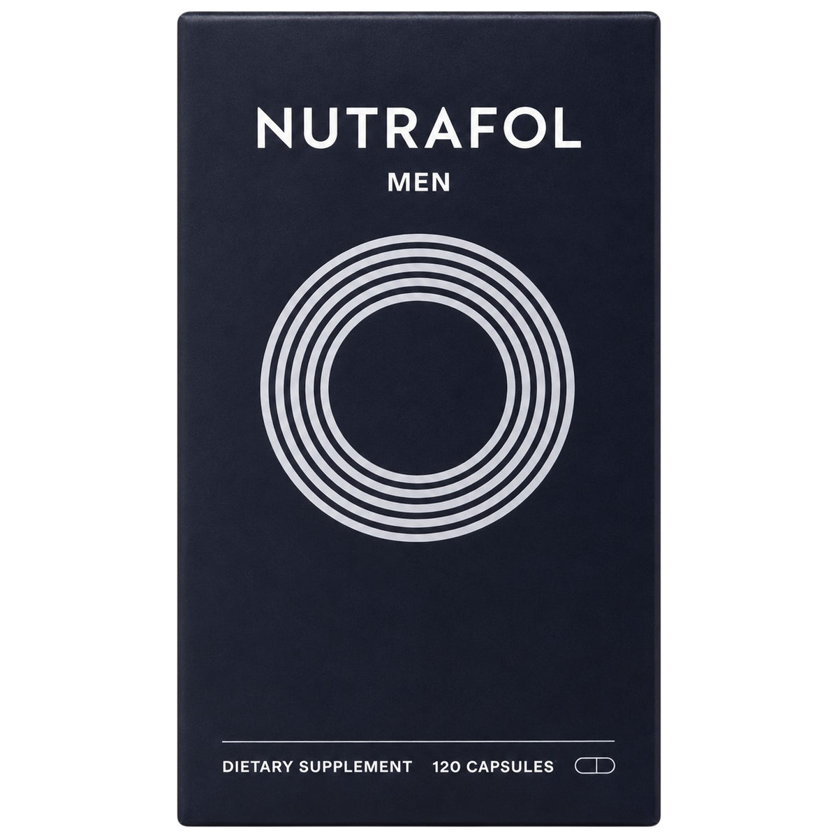 Nutrafol Men dietary supplement box, 120 capsules