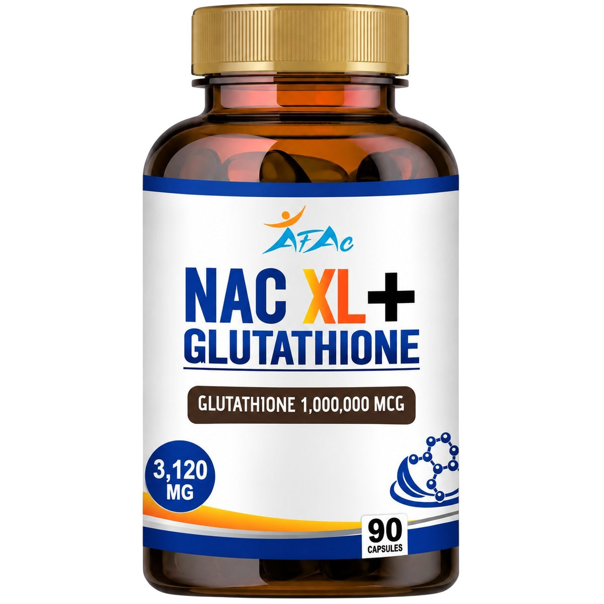 AFAC NAC XL + Glutathione 3,120mg