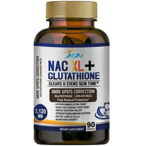 nac xl glutathione AFAC NAC XL + Glutathione Detox & Whitening 3,120mg