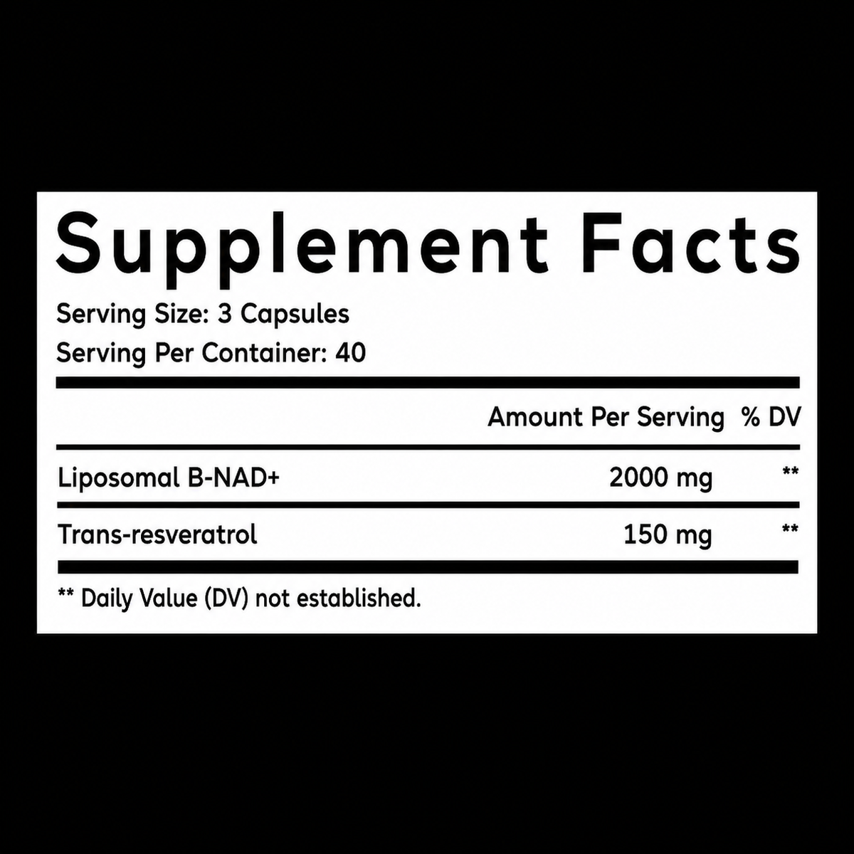 Mom Nutrix Liposomal NAD+ 2000mg + Resveratrol