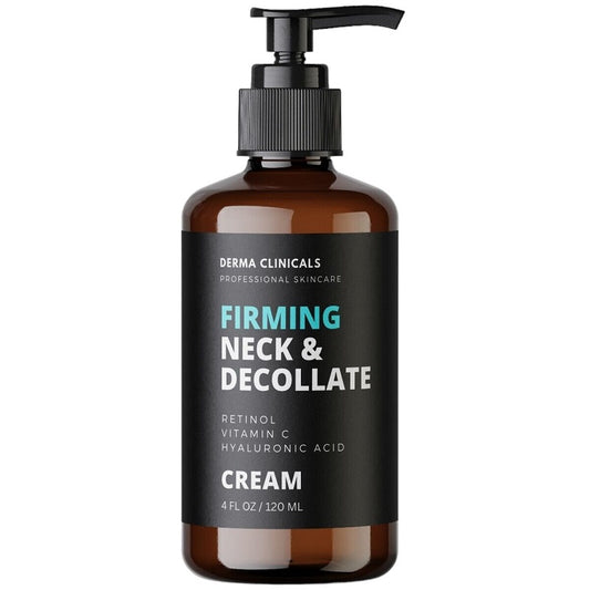 Derma Clinicals firming neck & decollete cream, 120 ml pump bottle