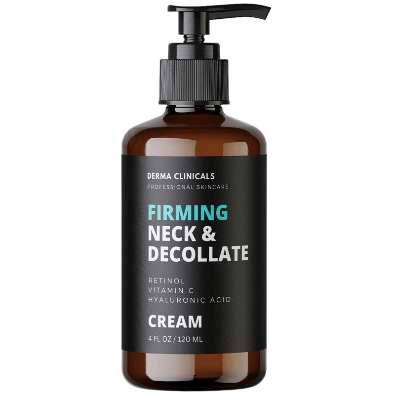 Derma Clinicals firming neck & decollete cream, 120 ml pump bottle