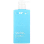 Medix 5.5 niacinamide + shea butter body cream bottle, 444 ml
