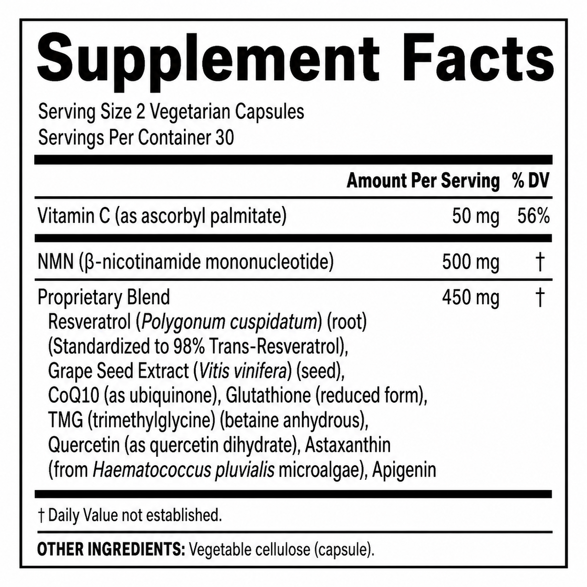 Micro Ingredients NMN 10-in-1 Complex 1000mg