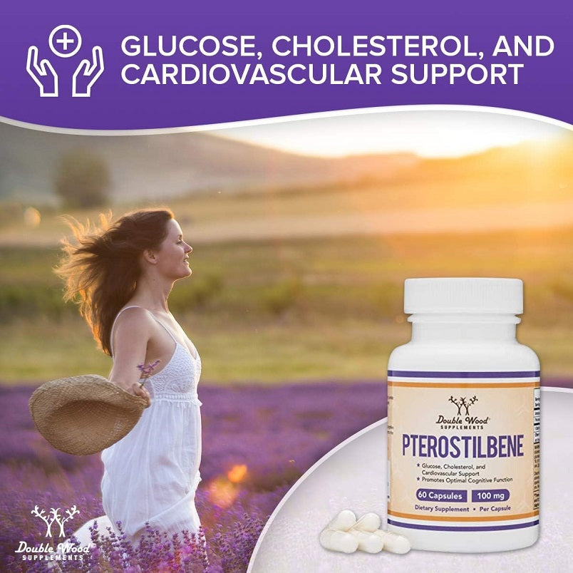 Double Wood Pterostilbene 100mg