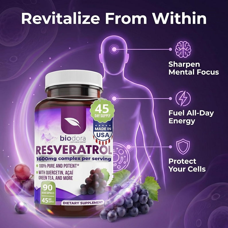 Biodora Resveratrol Complex 1600mg