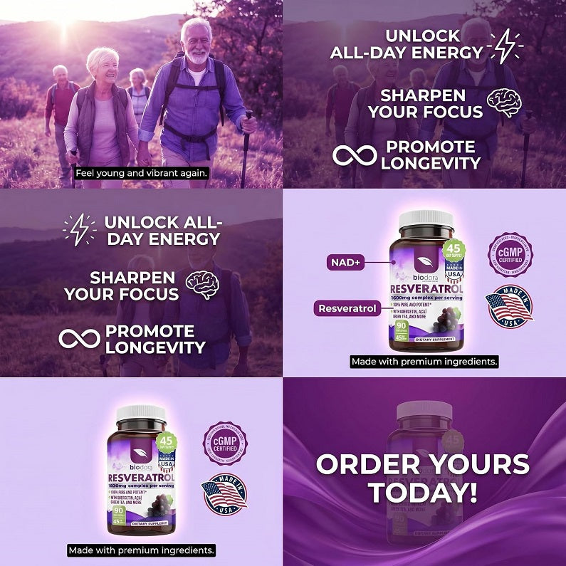 Biodora Resveratrol Complex 1600mg