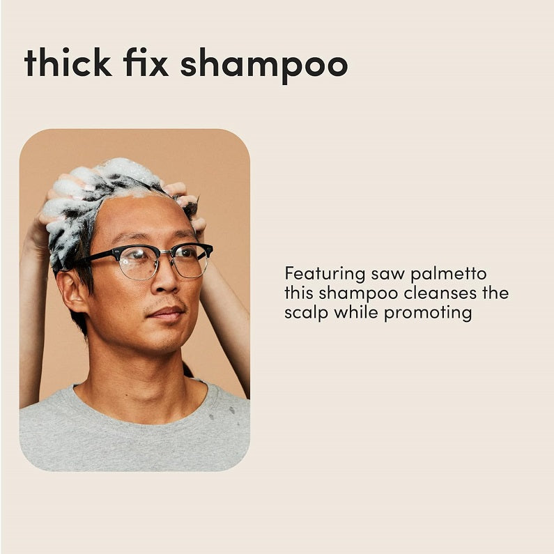 hims Thick Fix shampoo for men with saw palmetto scalp cleansing