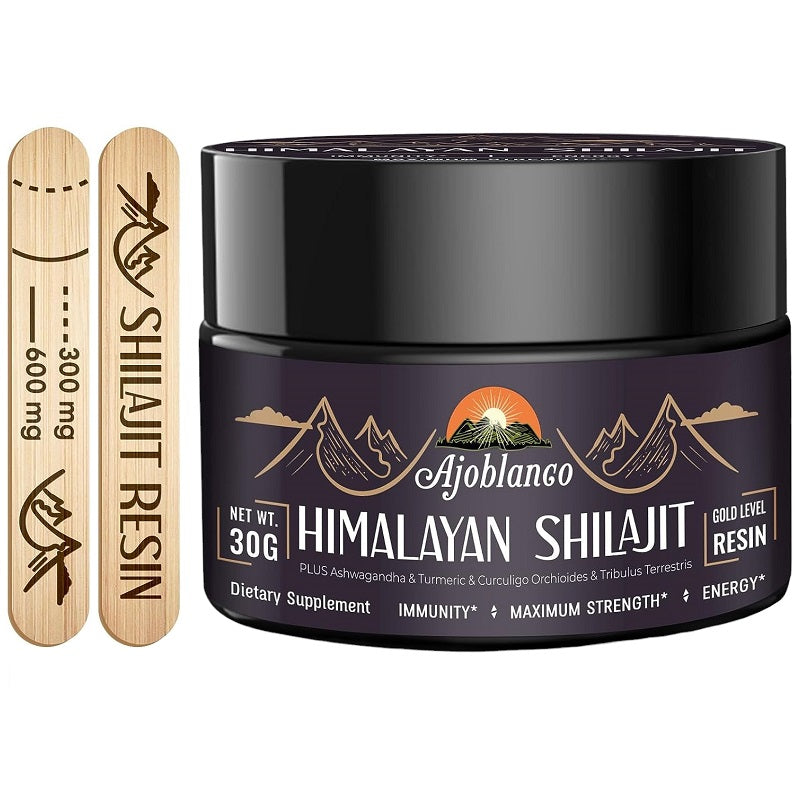Ajoblanco Himalayan Shilajit + Herbal Blend Resin 30g
