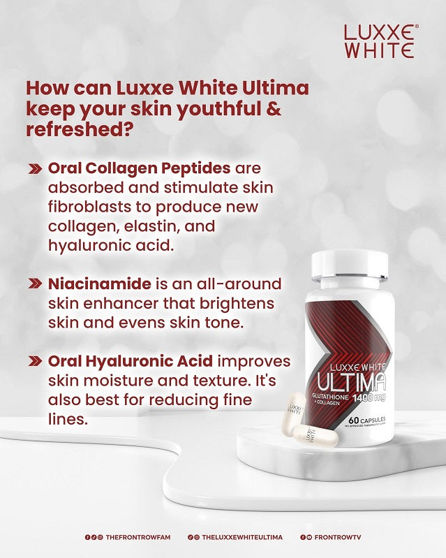 Luxxe White Ultima Glutathione + Collagen 1400mg
