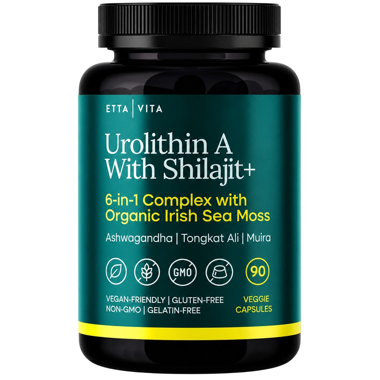 Etta Vita Urolithin A with Shilajit+ 6-in-1 Complex