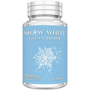 KUR Snow White glutathione bottle, 90 capsules, 7000 mg blend per serving